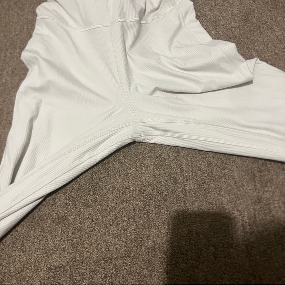 Lululemon Full Length Bodysuit/Jumpsuit in Cream/White - Picture 7 of 7
